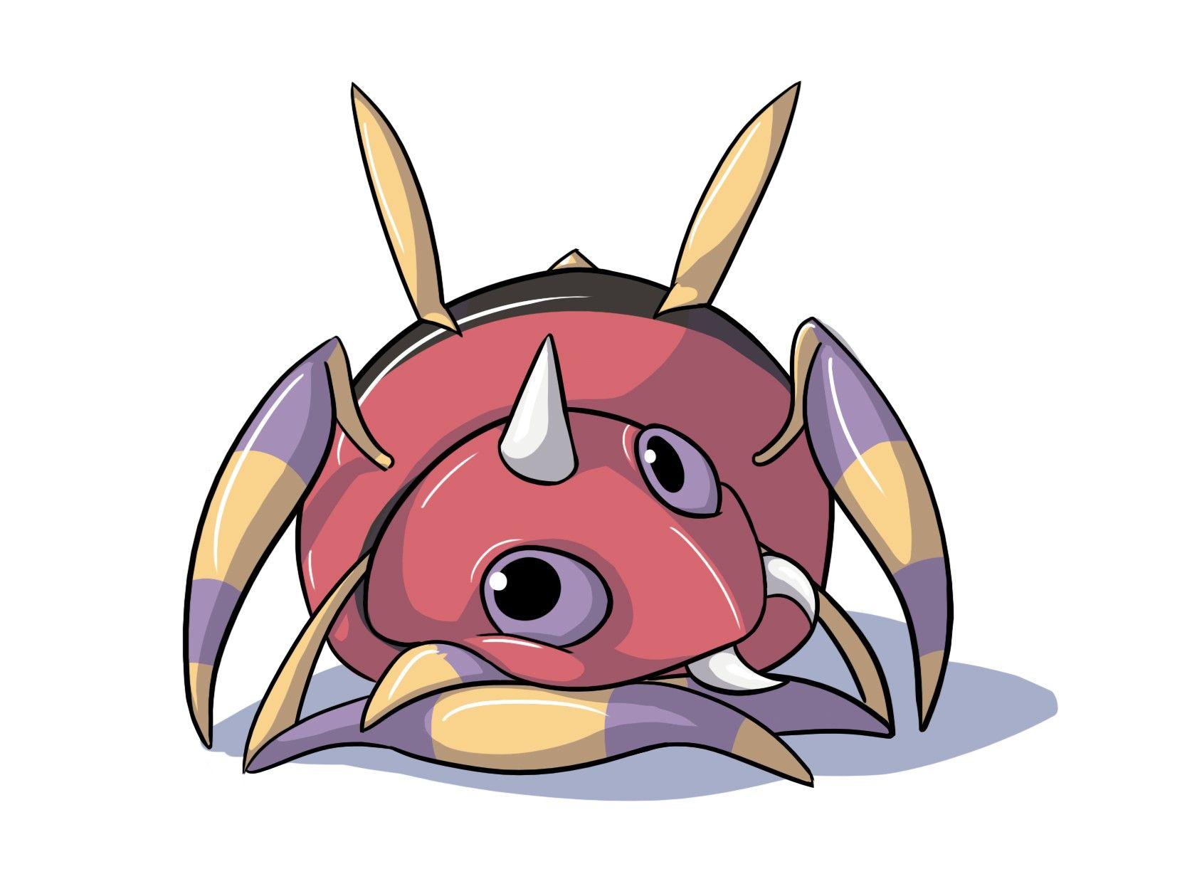 I drew Ariados. Look at those big ol’ eyes! : pokemon