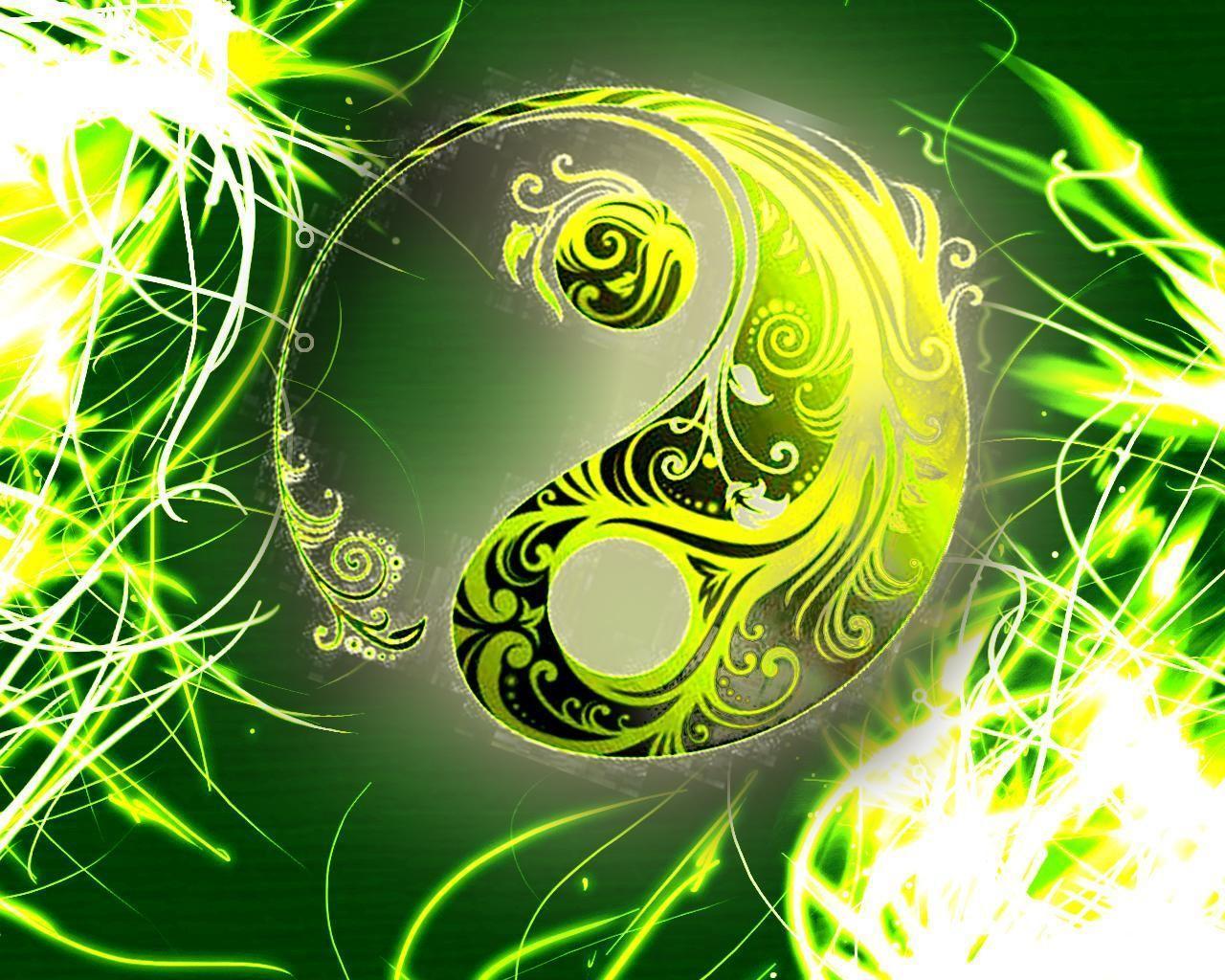 Abstract Yin Yang Wallpapers