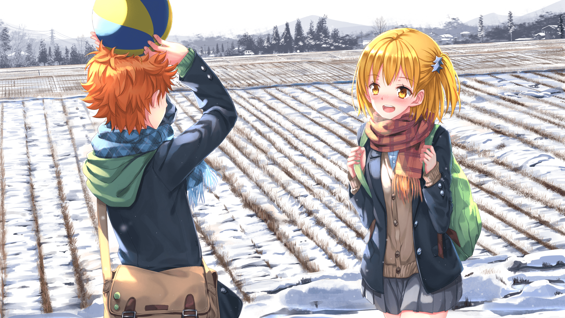 Hinata Shouyou & Yachi Hitoka HD Wallpapers