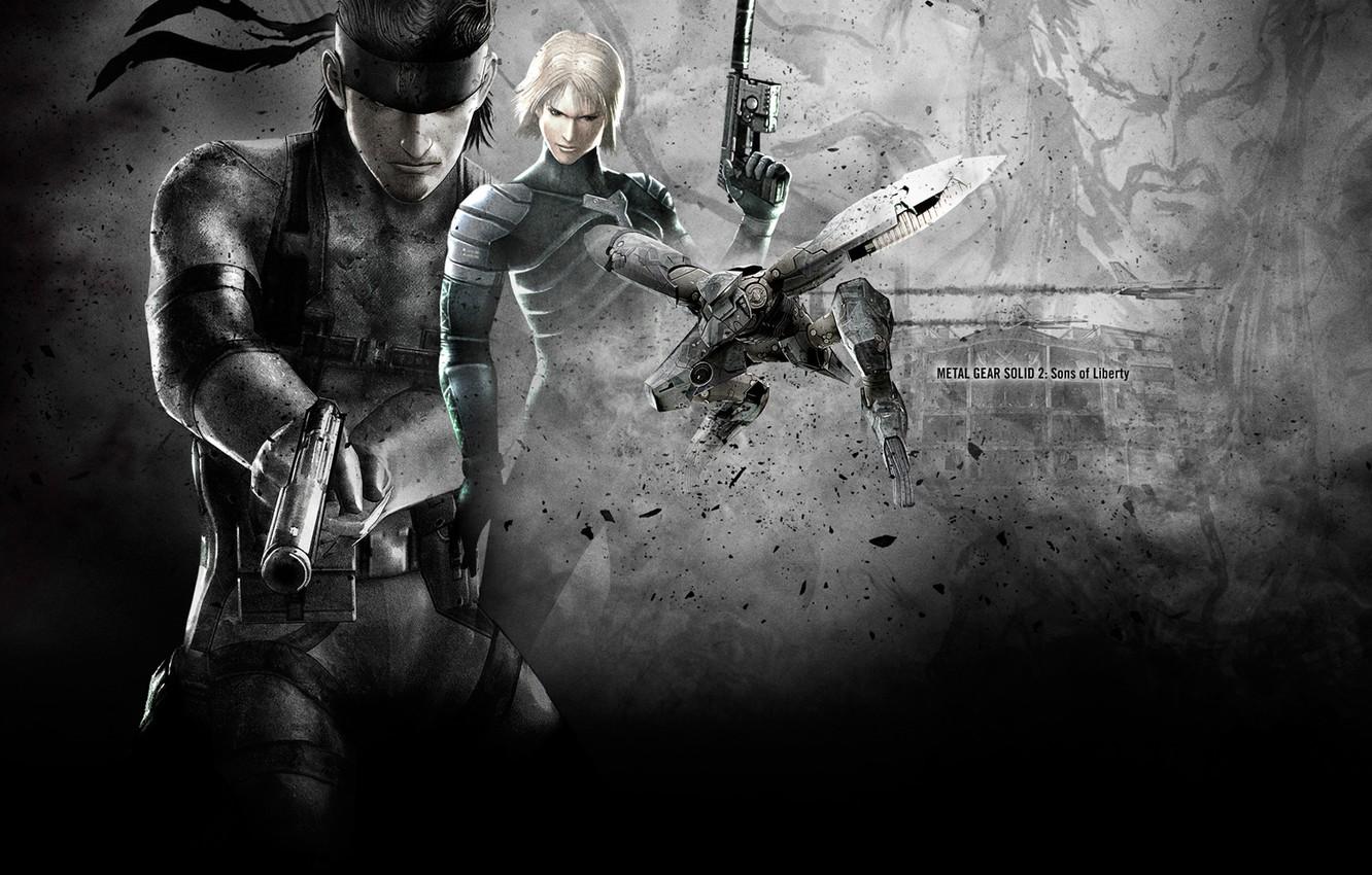 Wallpapers wallpaper, Solid Snake, Raiden, Metal Gear Solid 2: Sons