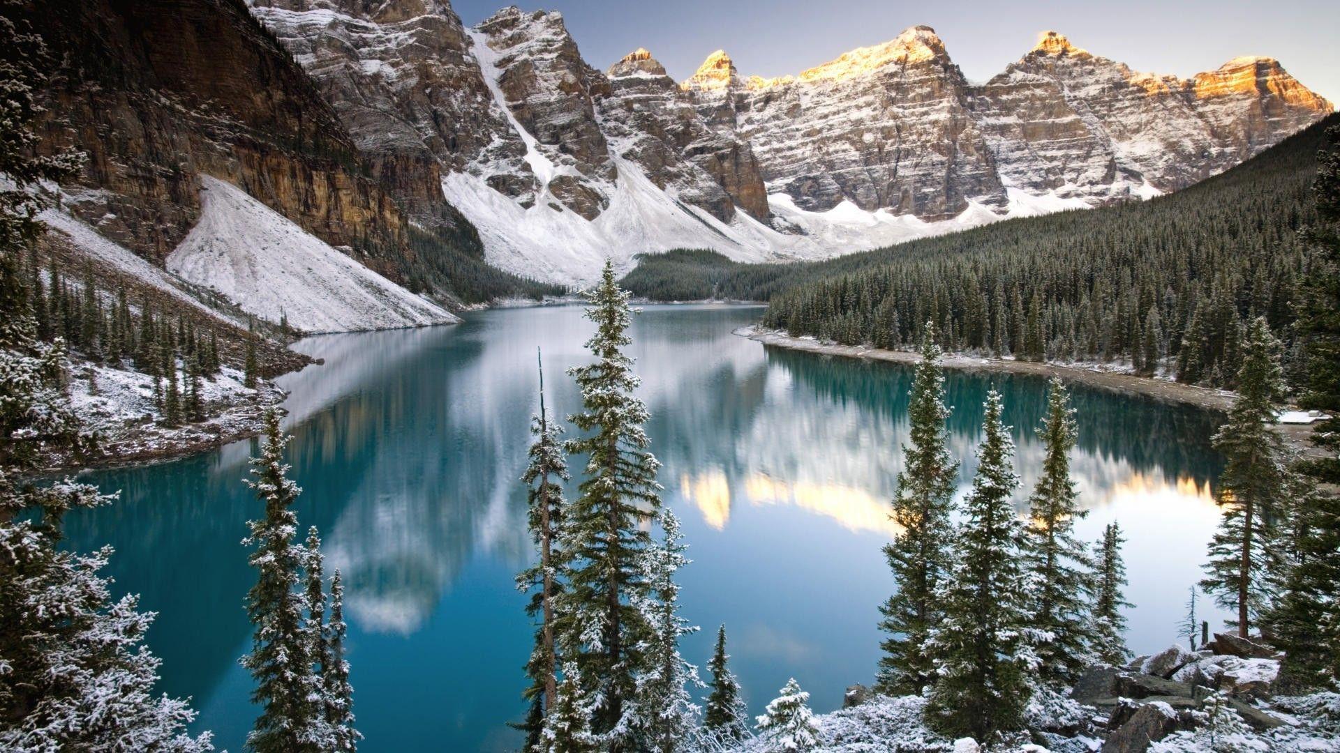 Alberta banff national park canada winter wallpapers