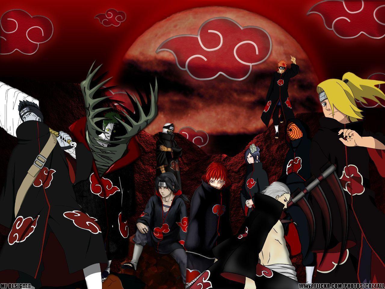 Naruto Akatsuki Wallpapers And Backgrounds 17008 HD Wallpapers