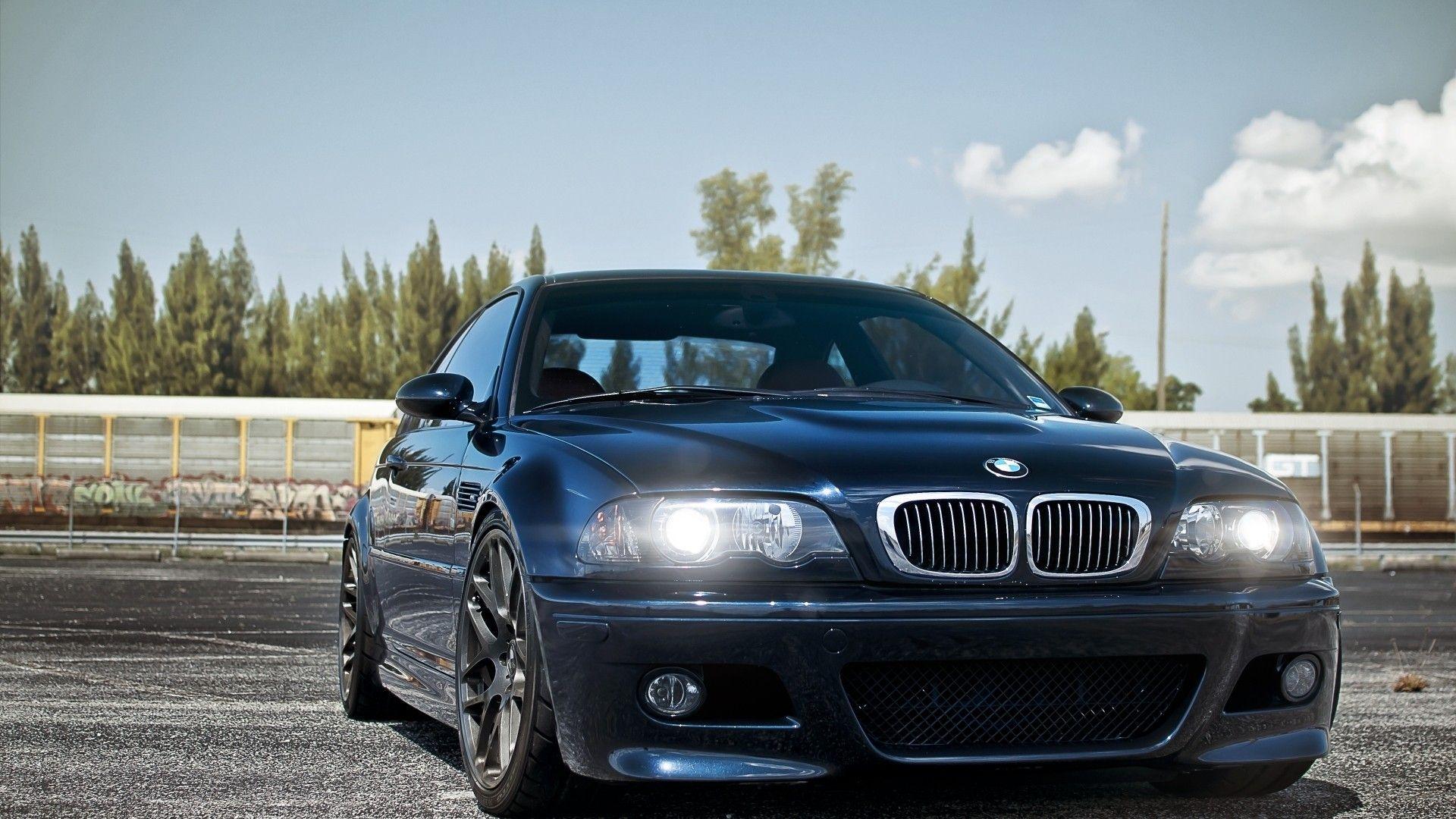 Cars parking headlights Bmw m3 e46 wallpapers