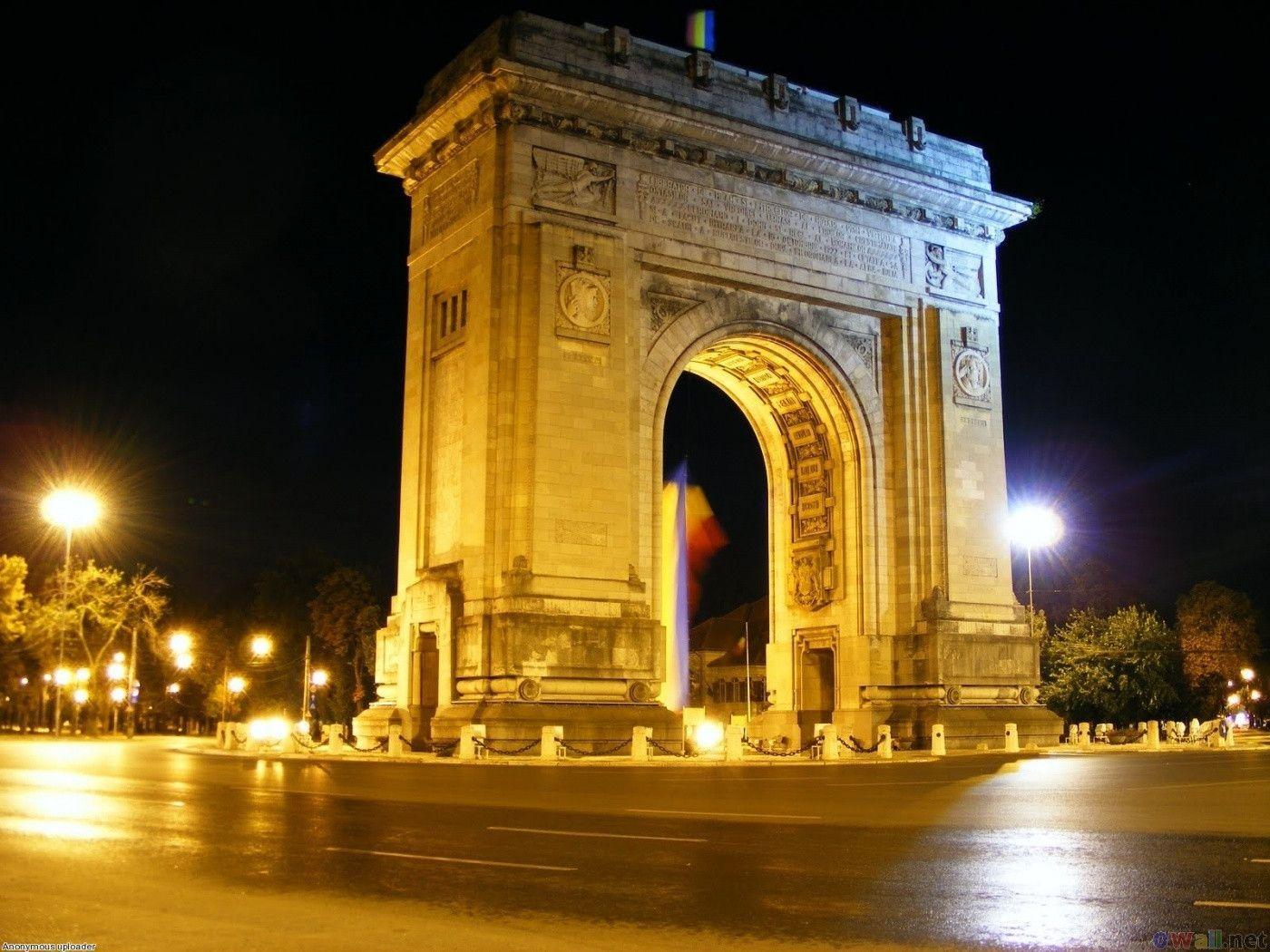 arc de triomphe bucharest romania wallpapers