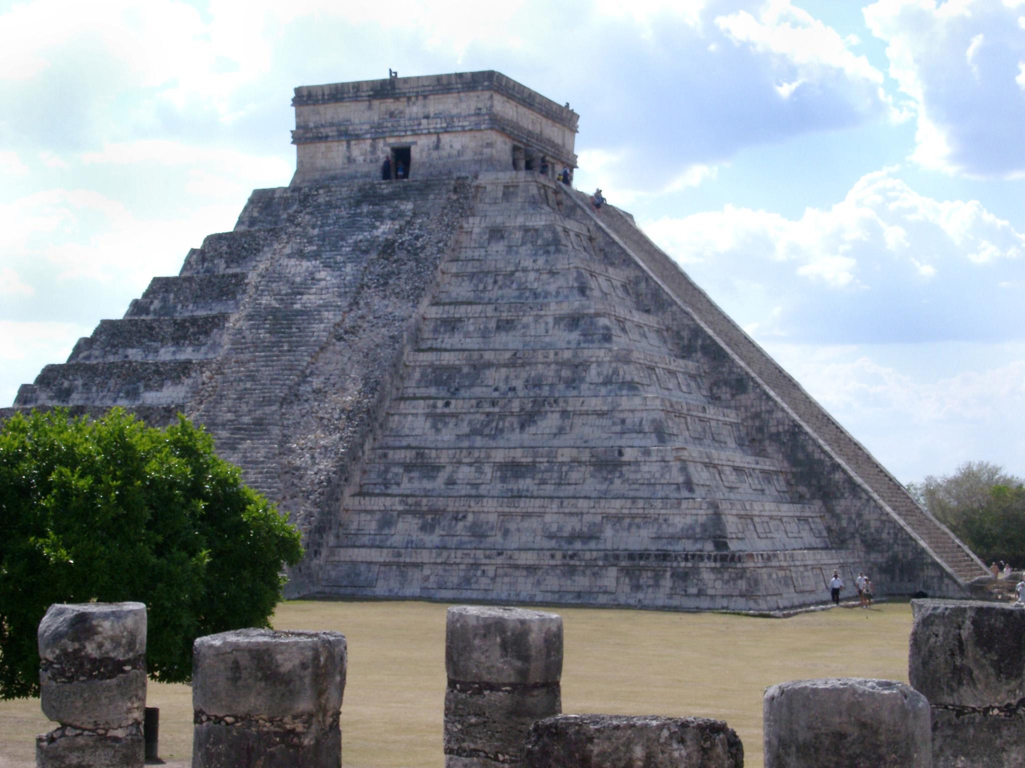 Free Stock photo of El Castillo temple, Chitzen Itza