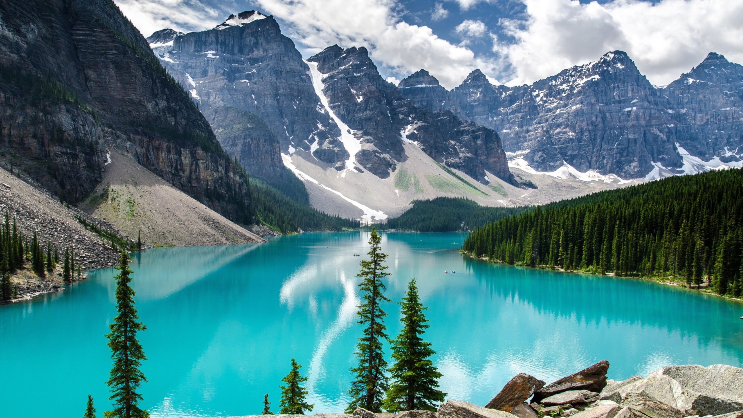 Wallpapers Moraine Lake, 4k, 5k wallpaper, Canada, mountains, lake