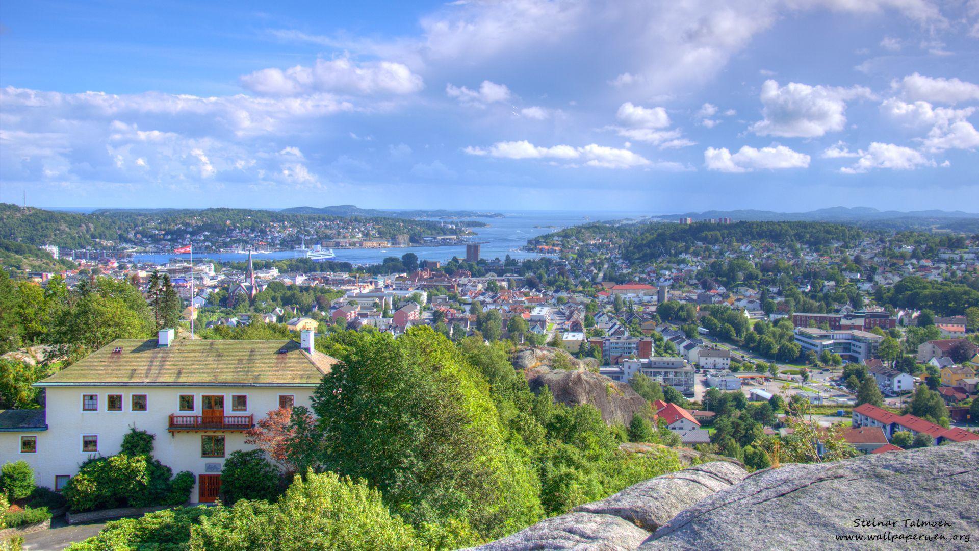 View from the hill on the Oslo wallpapers and image