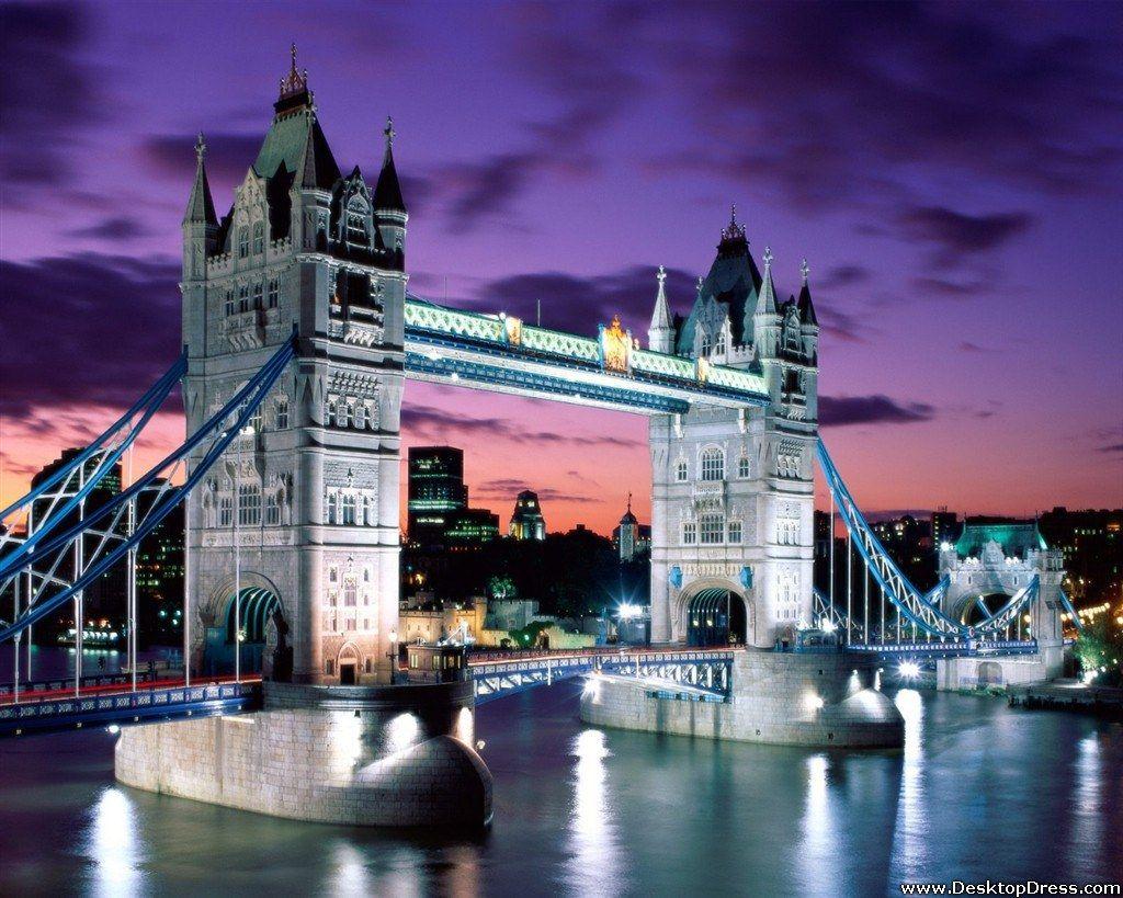 Desktop Wallpapers » Natural Backgrounds » London Evening, Tower