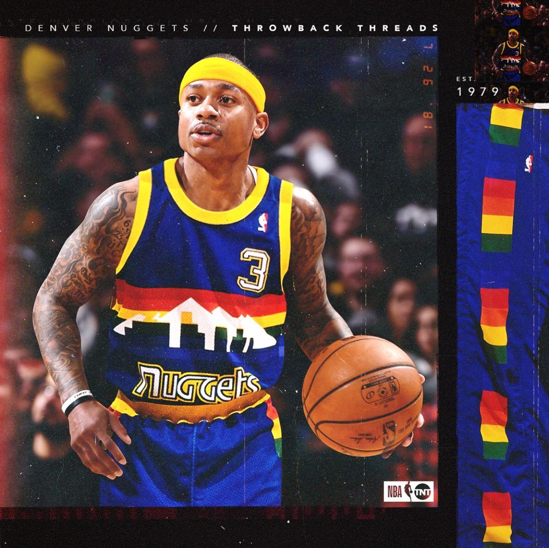 Isaiah Thomas Denver Nuggets throwback threads. 2018