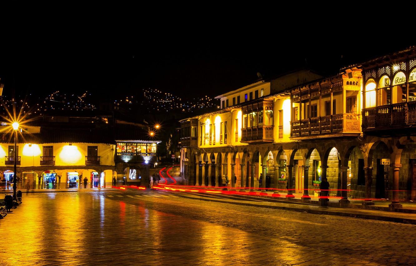 Wallpapers night, night, Peru, Peru, noche, Cusco, Cusco image for