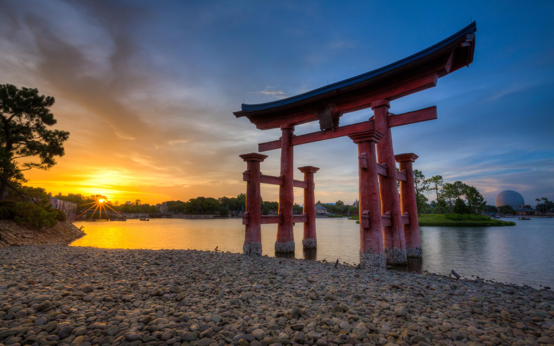 The Torii Gate at the Epcot Japan Pavilion, Walt Disney World