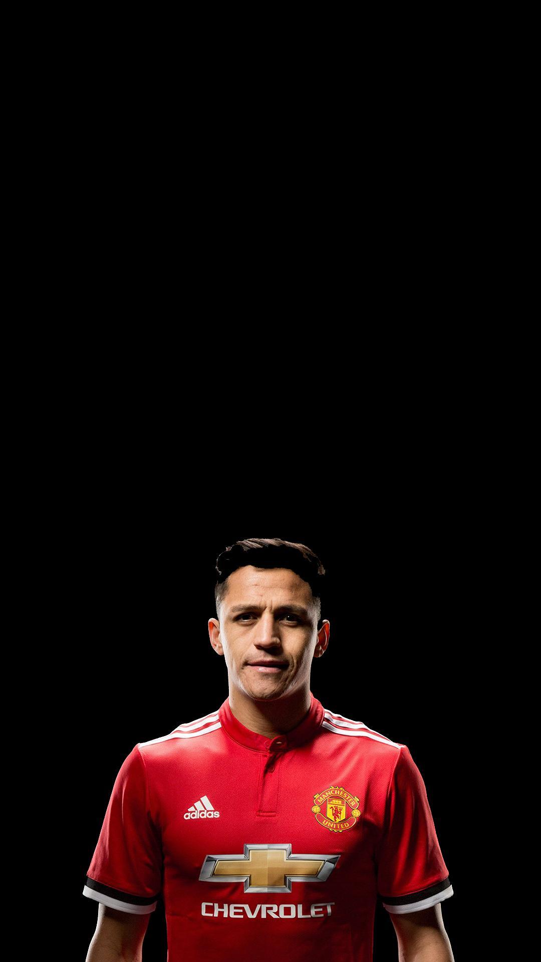 Made an AMOLED Sanchez phone wallpaper. : reddevils