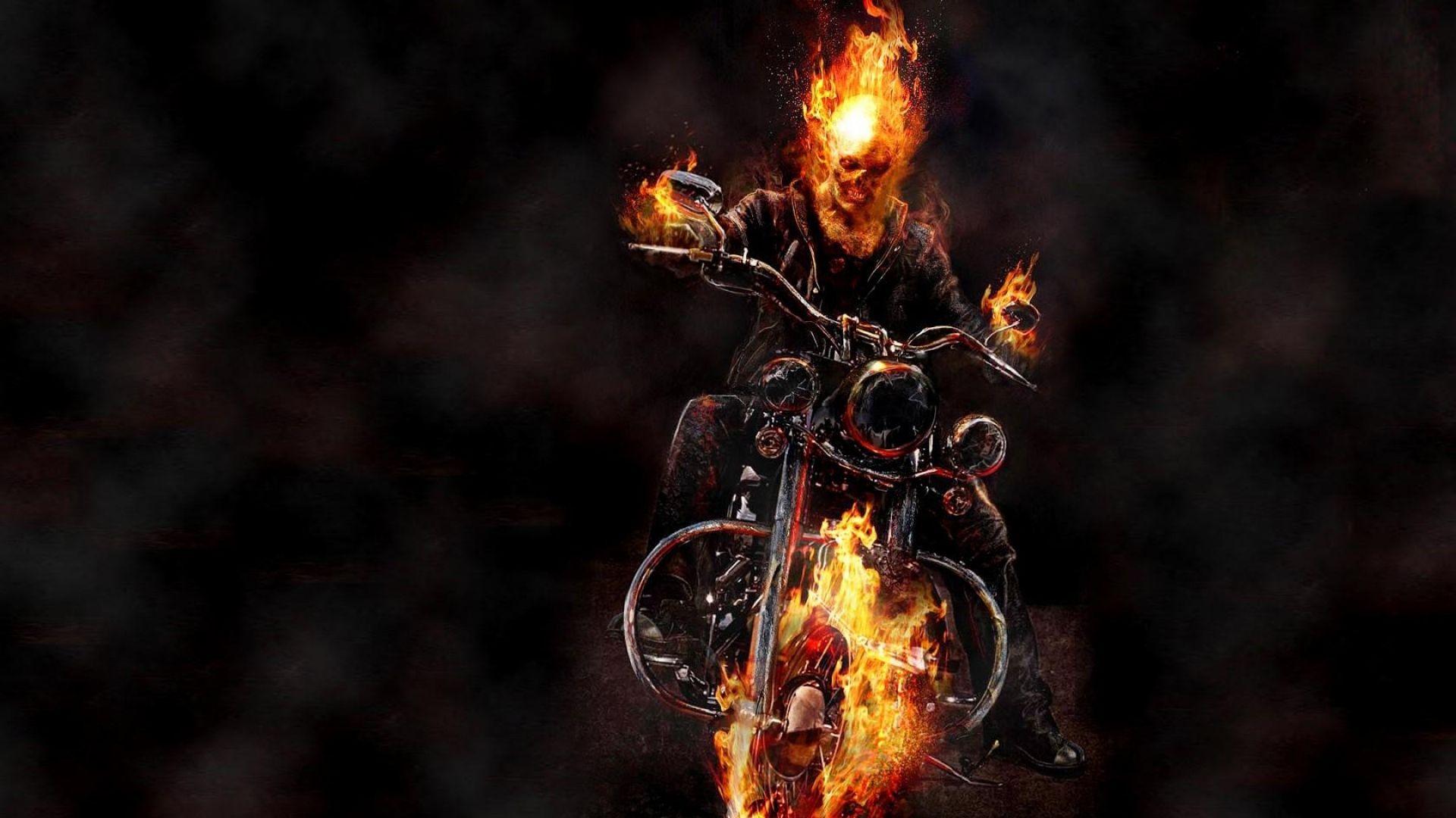 Motorcycle Ghost Rider Image HD Wallpapers