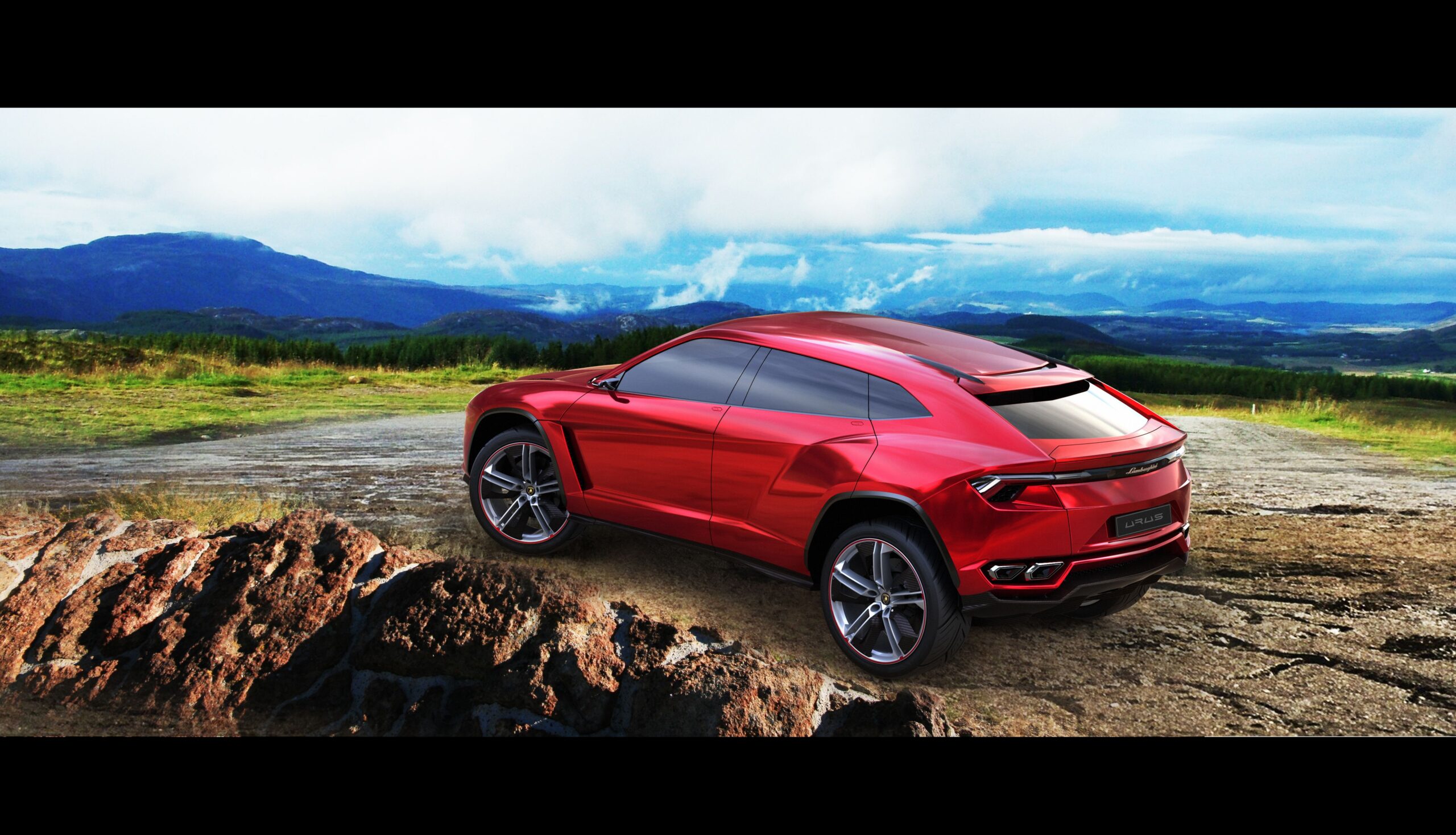 2019 Lamborghini Urus red color 4k wide uhd wallpapers