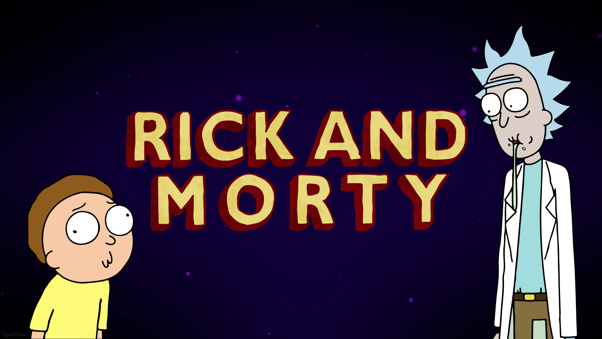 I made myself a Rick and Morty wallpaper. I thought I would share