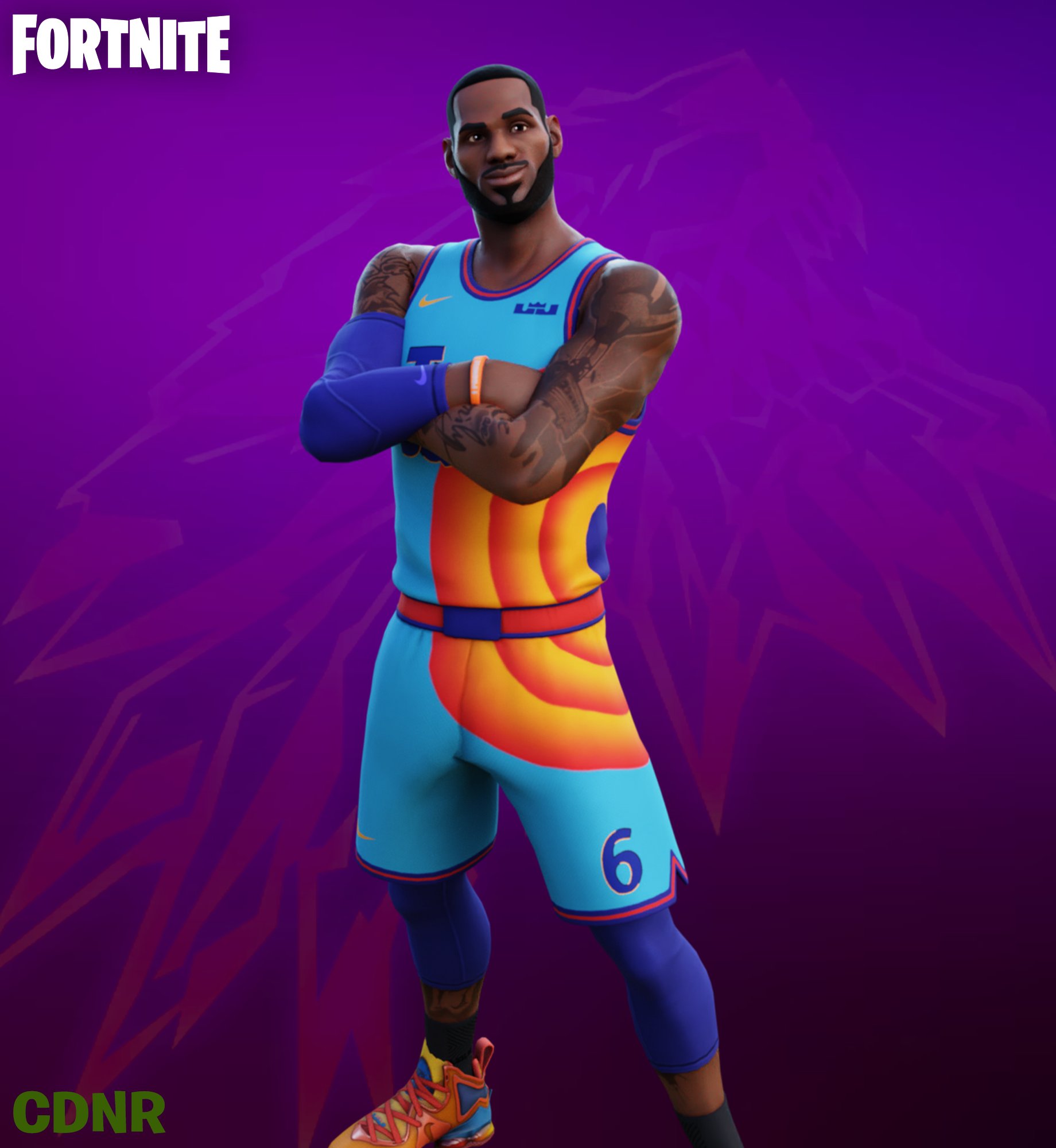 Tune Squad LeBron Fortnite wallpapers