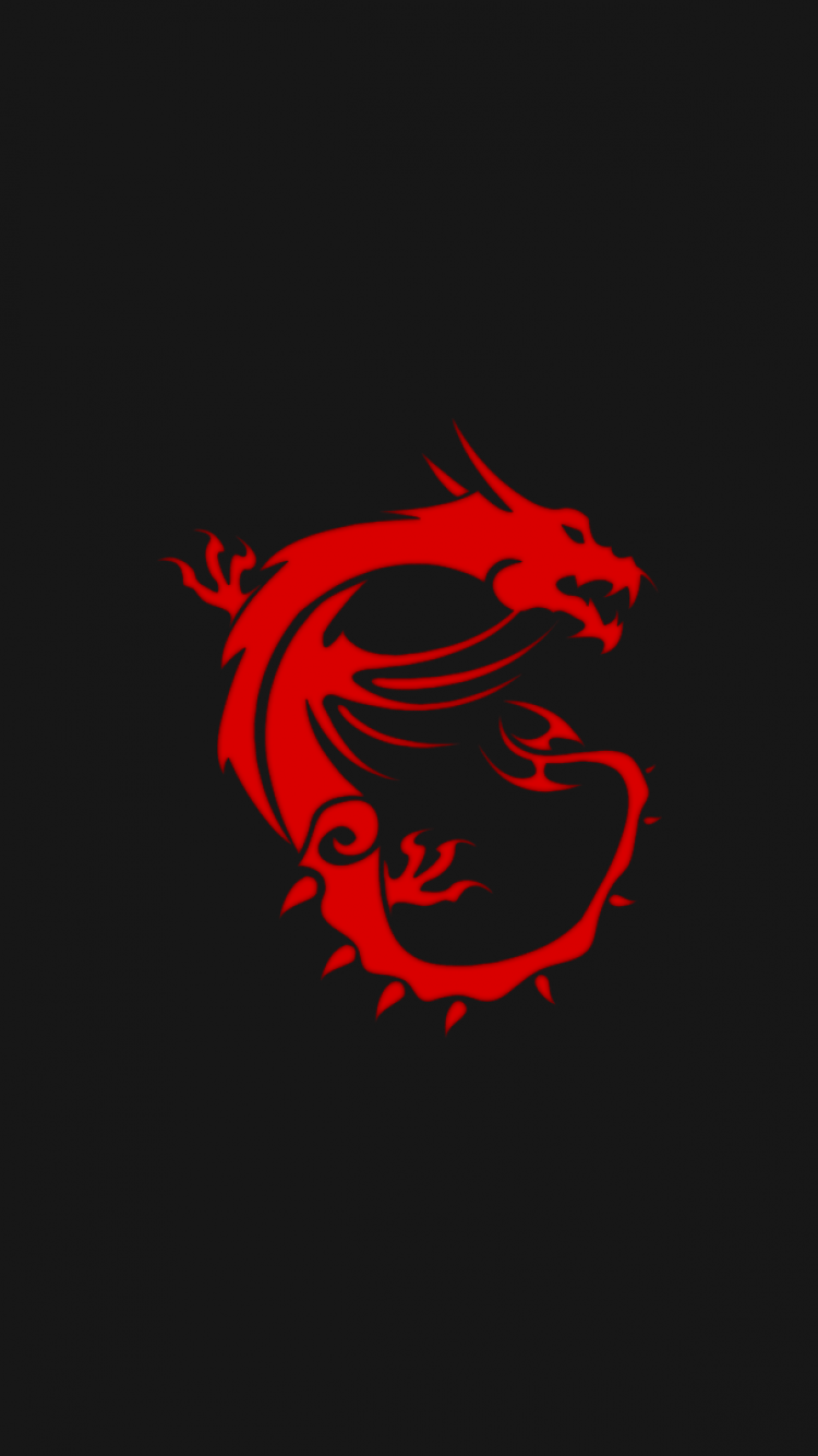 Download Msi, Dragon, Logo Wallpapers for iPhone 7, iPhone