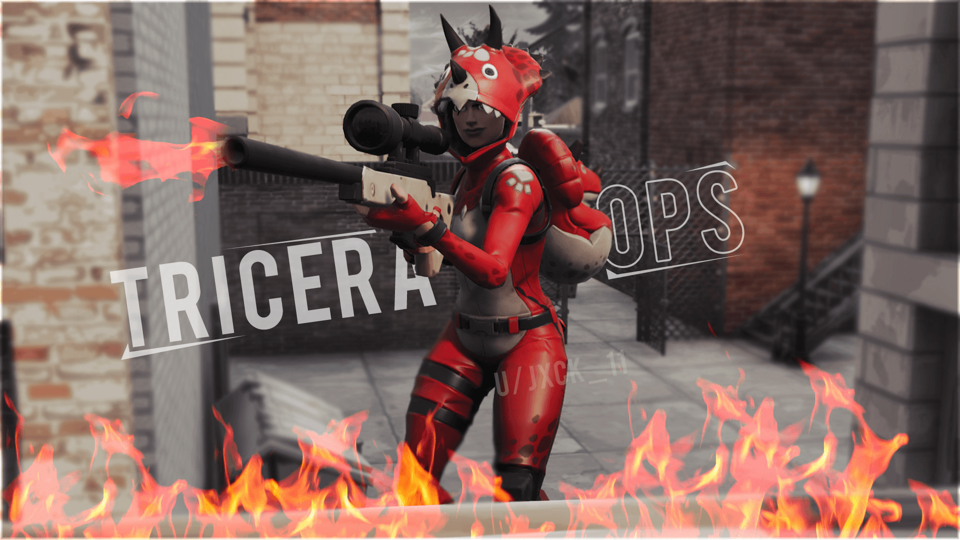 Fire Tricera Ops : FortnitePhotography