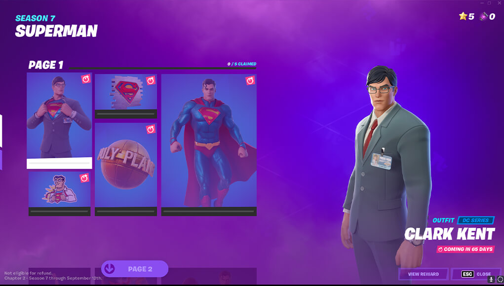 Clark Kent Fortnite wallpapers