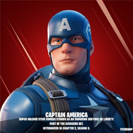 Captain America Fortnite wallpapers