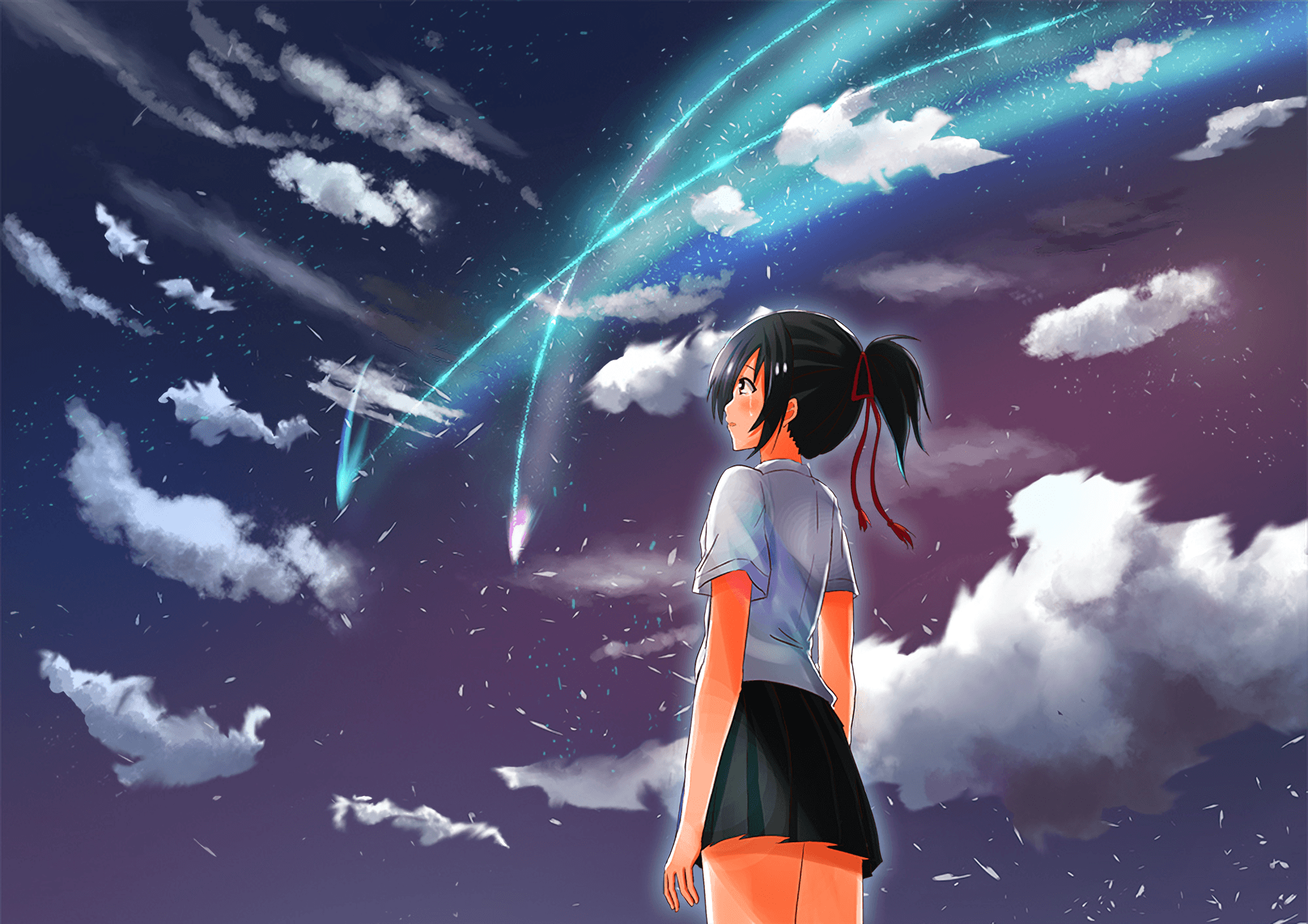 Anime Your Name. Mitsuha Miyamizu Kimi No Na Wa. Wallpapers