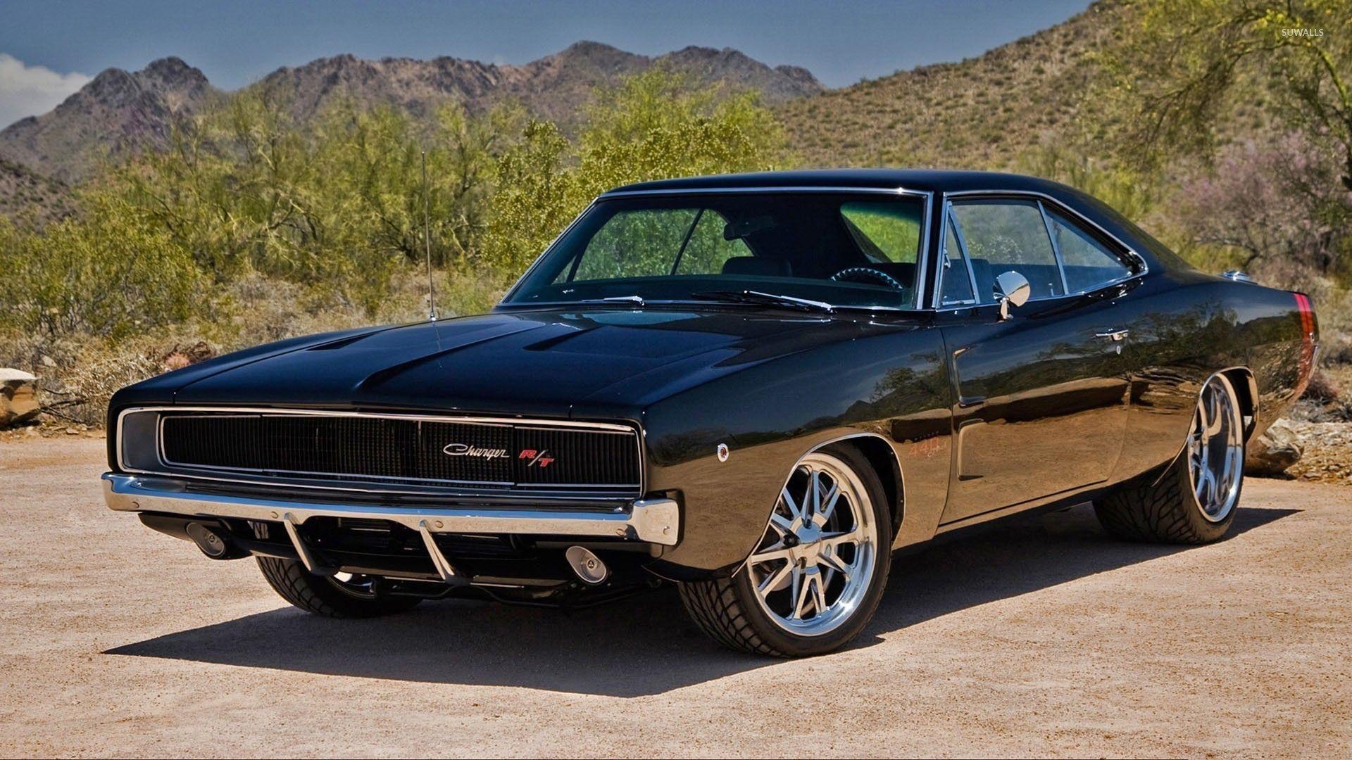 1970 Dodge Charger R/T front side view wallpapers