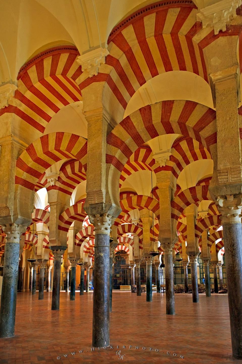 Free wallpapers background: Moorish Architecture Arches Mezquita