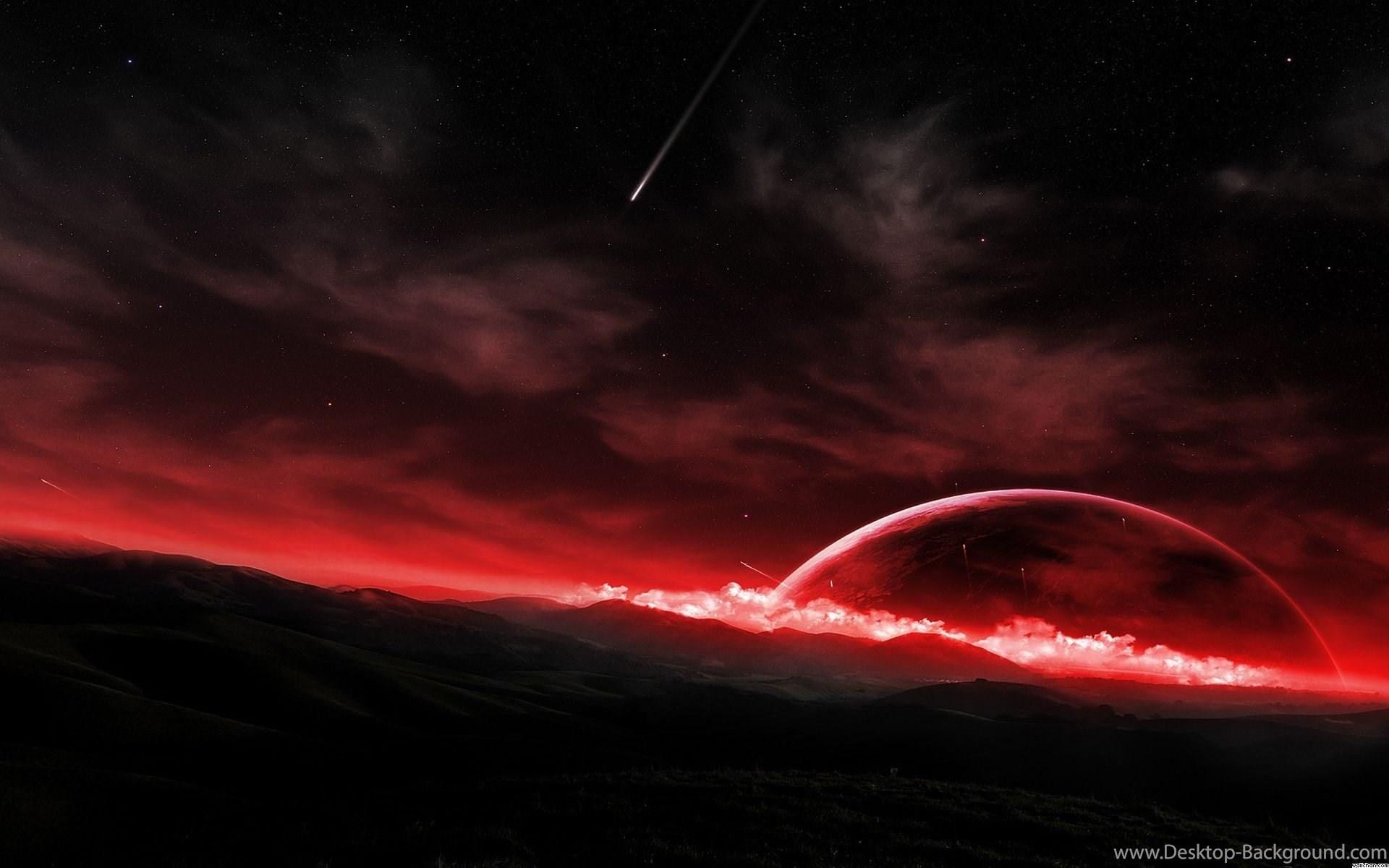 Red Blood Moon Wallpapers For Desktop And Mobile Download Desktop