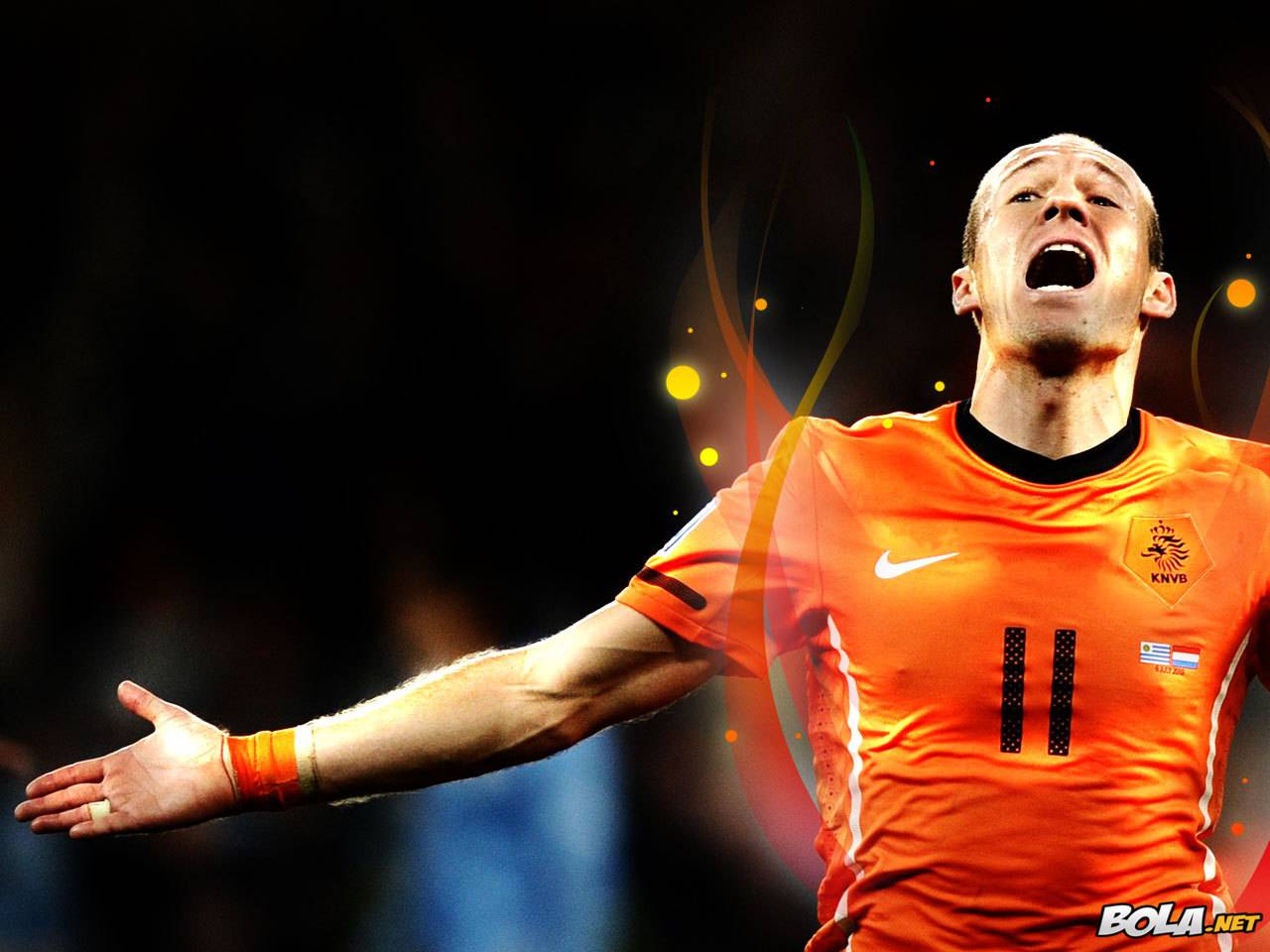 Arjen Robben No. 11 Wallpapers