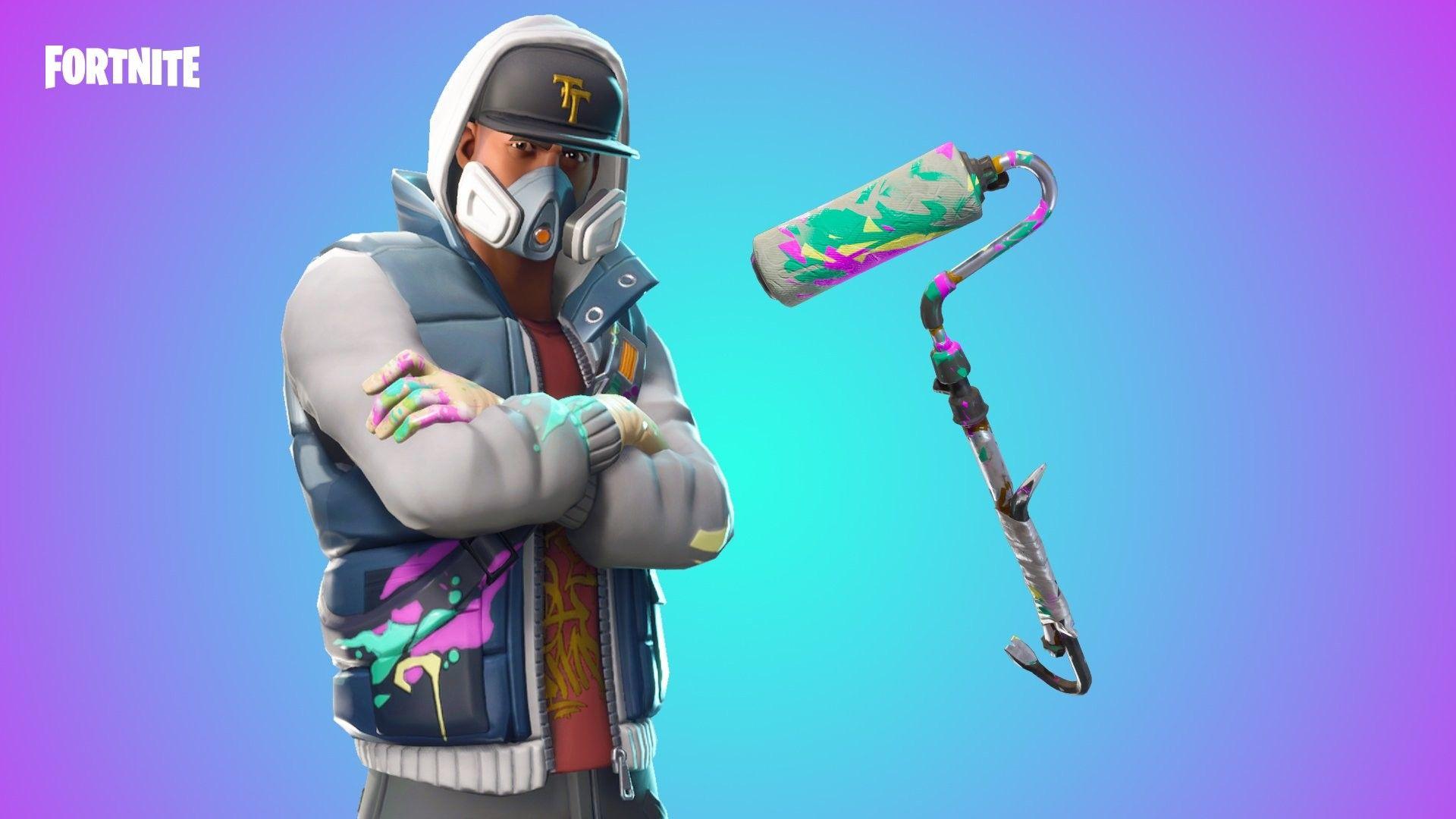 Fortnite Battle Royale Abstrakt Skin Artwork, HD Games, 4k