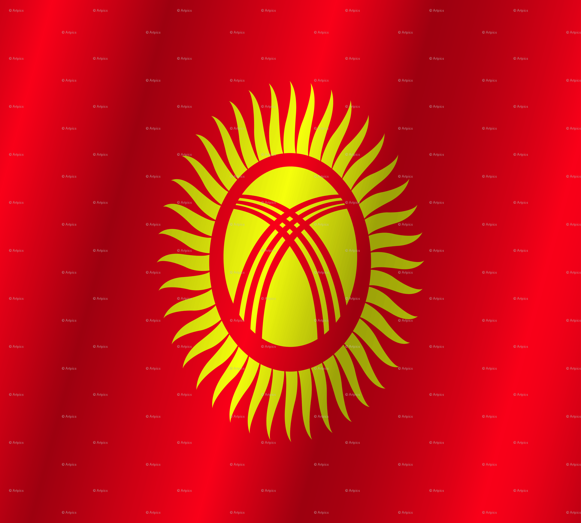 Flag of Kyrgyzstan wallpapers