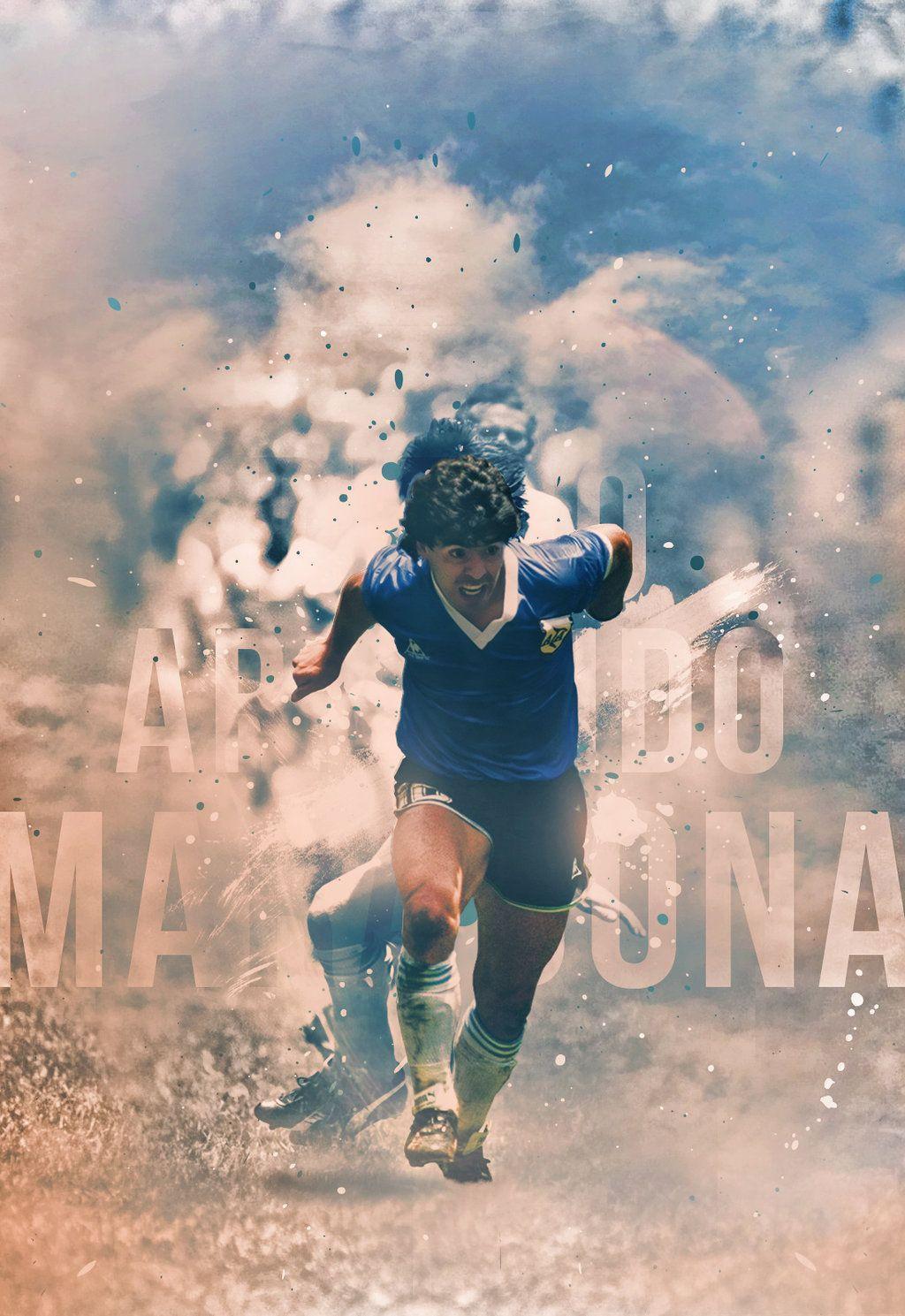 Diego Armando Maradona by Silja1993