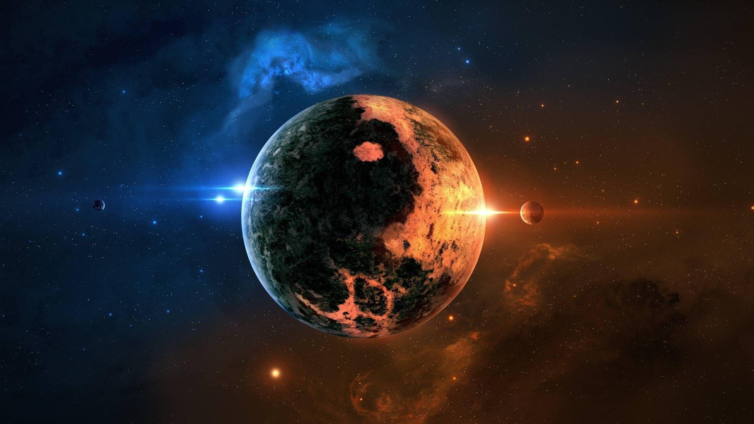 space Art, Planet, Space, Yin And Yang Wallpapers HD / Desktop and