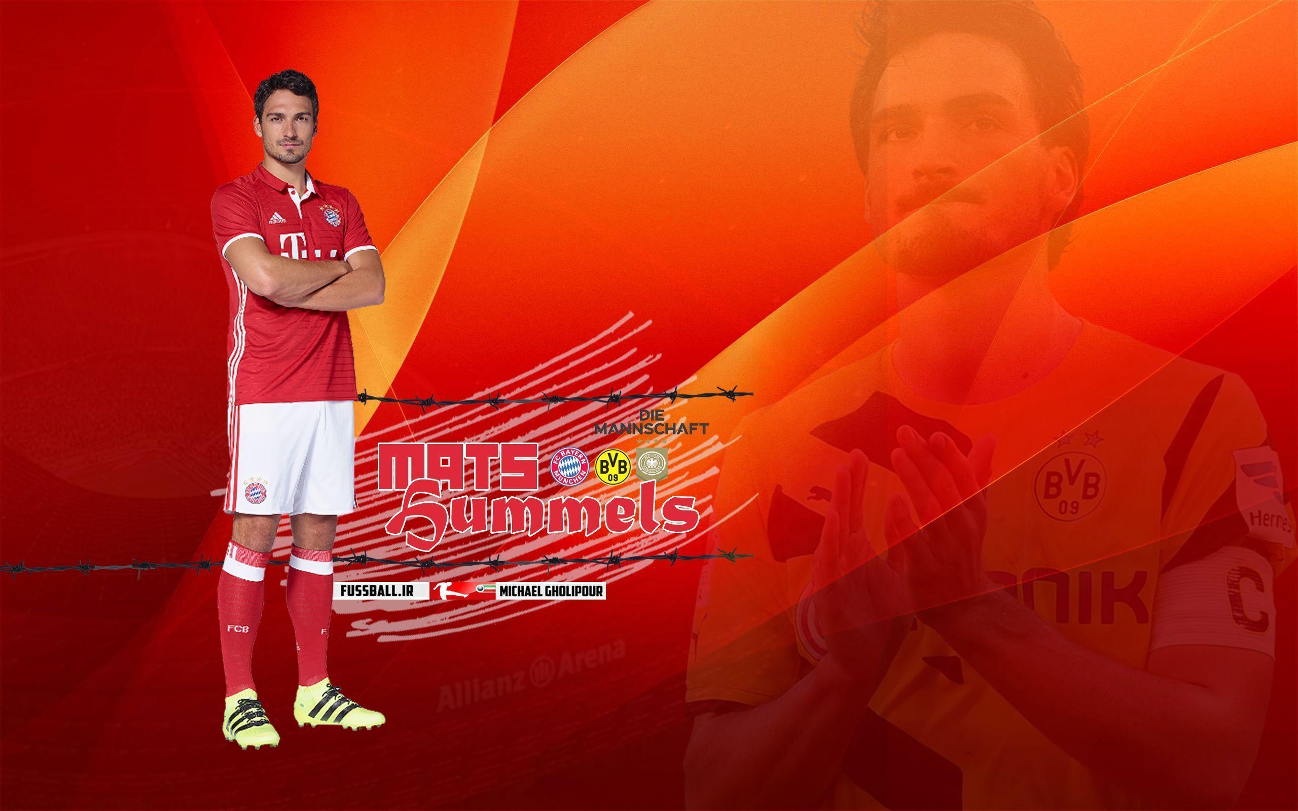 Wallpaper: Mats Hummels, The Bavarian Wall!