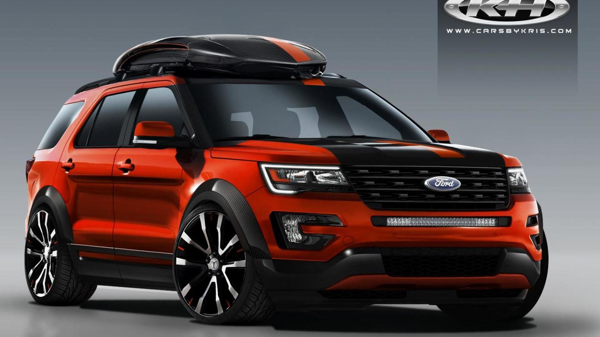 Ford teases four modified Explorers for SEMA