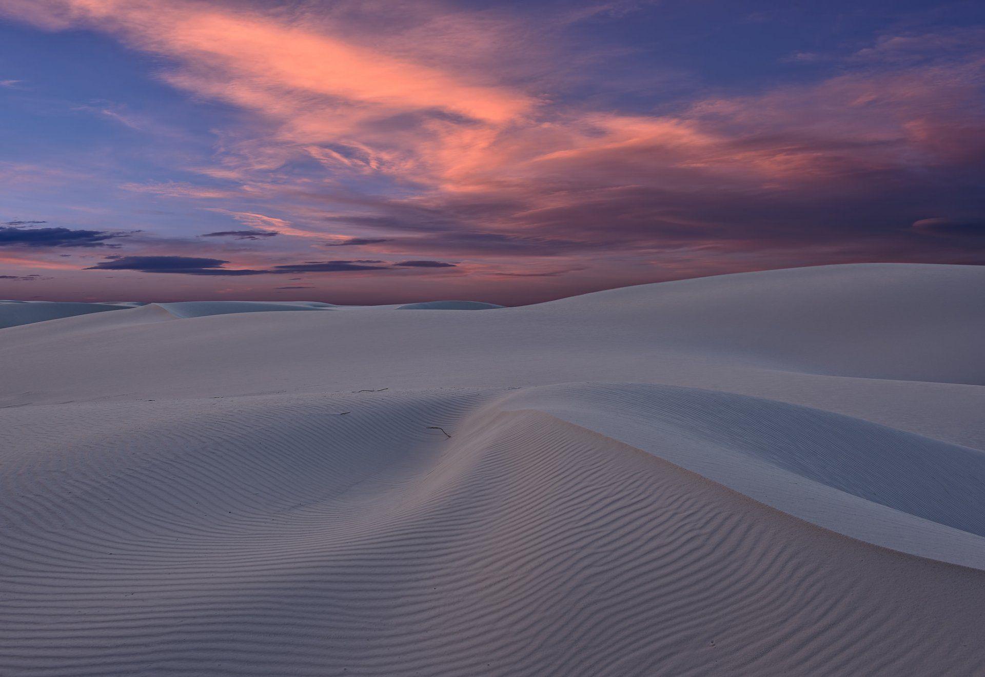 desert sand dune sunset new mexico united states HD wallpapers