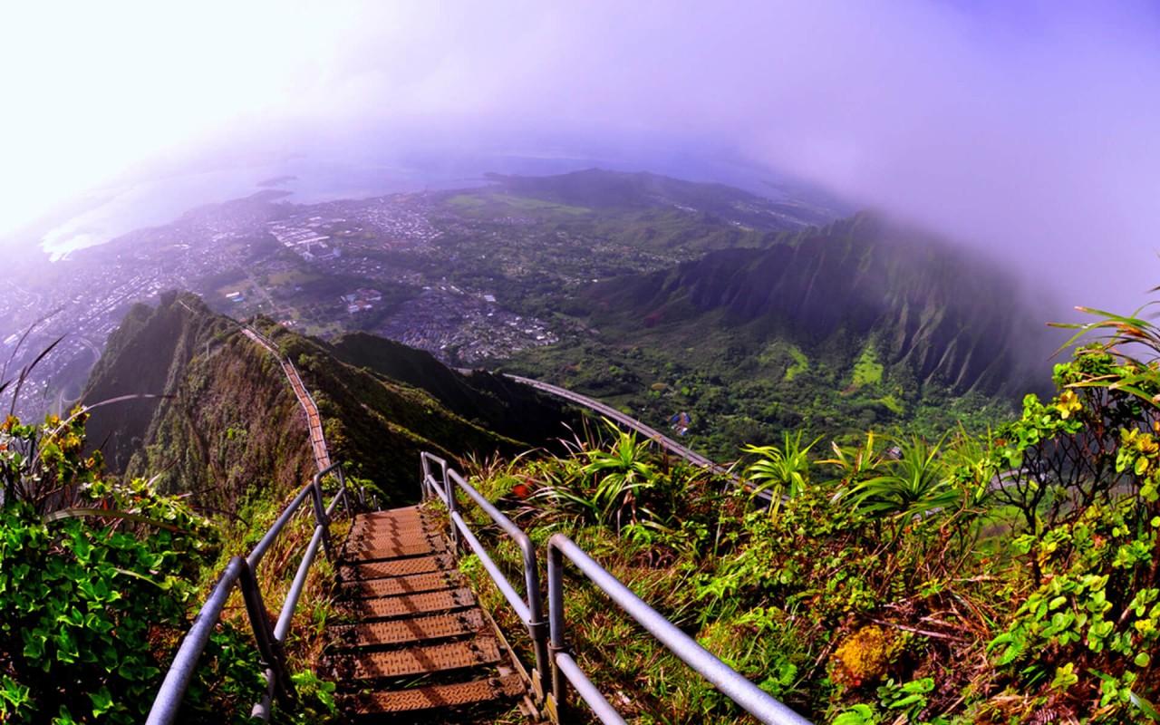 Haiku Stairs Oahu Hawaii wallpapers