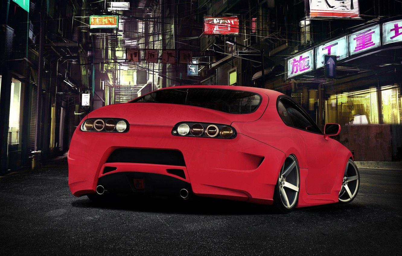 Wallpapers tuning, red, Toyota, toyota supra image for desktop