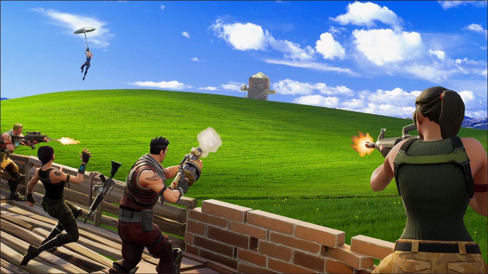 Fortnite Meets Windows XP : FortNiteBR