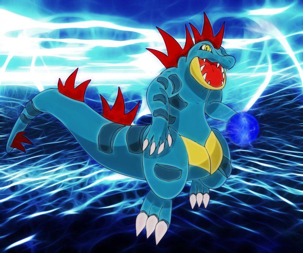 raging water feraligatr by Elsdrake