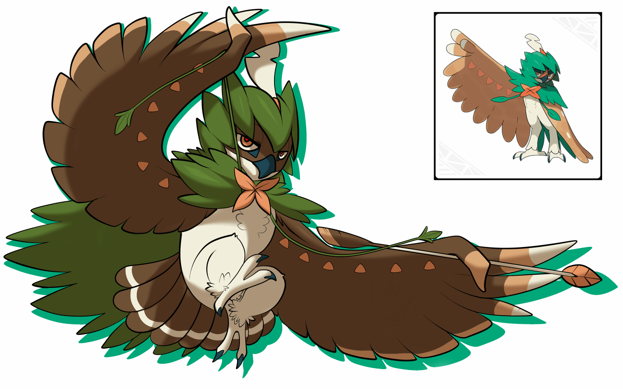 Decidueye Redesign by RequiemBeatz