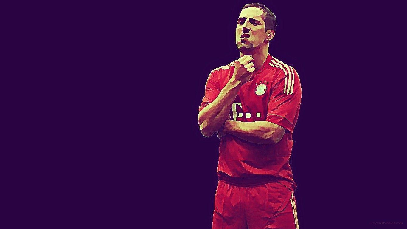 Professional stars football teams franck ribery player wallpapers