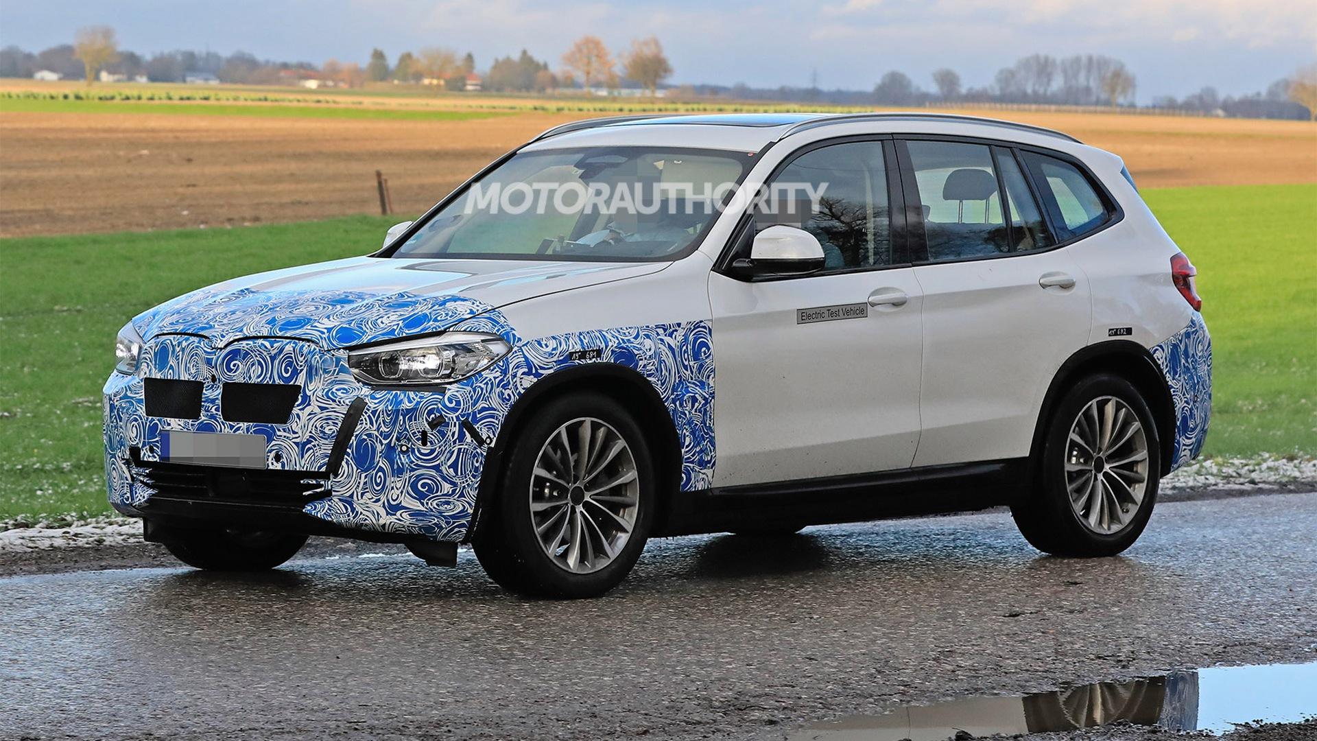 2021 BMW iX3 spy shots