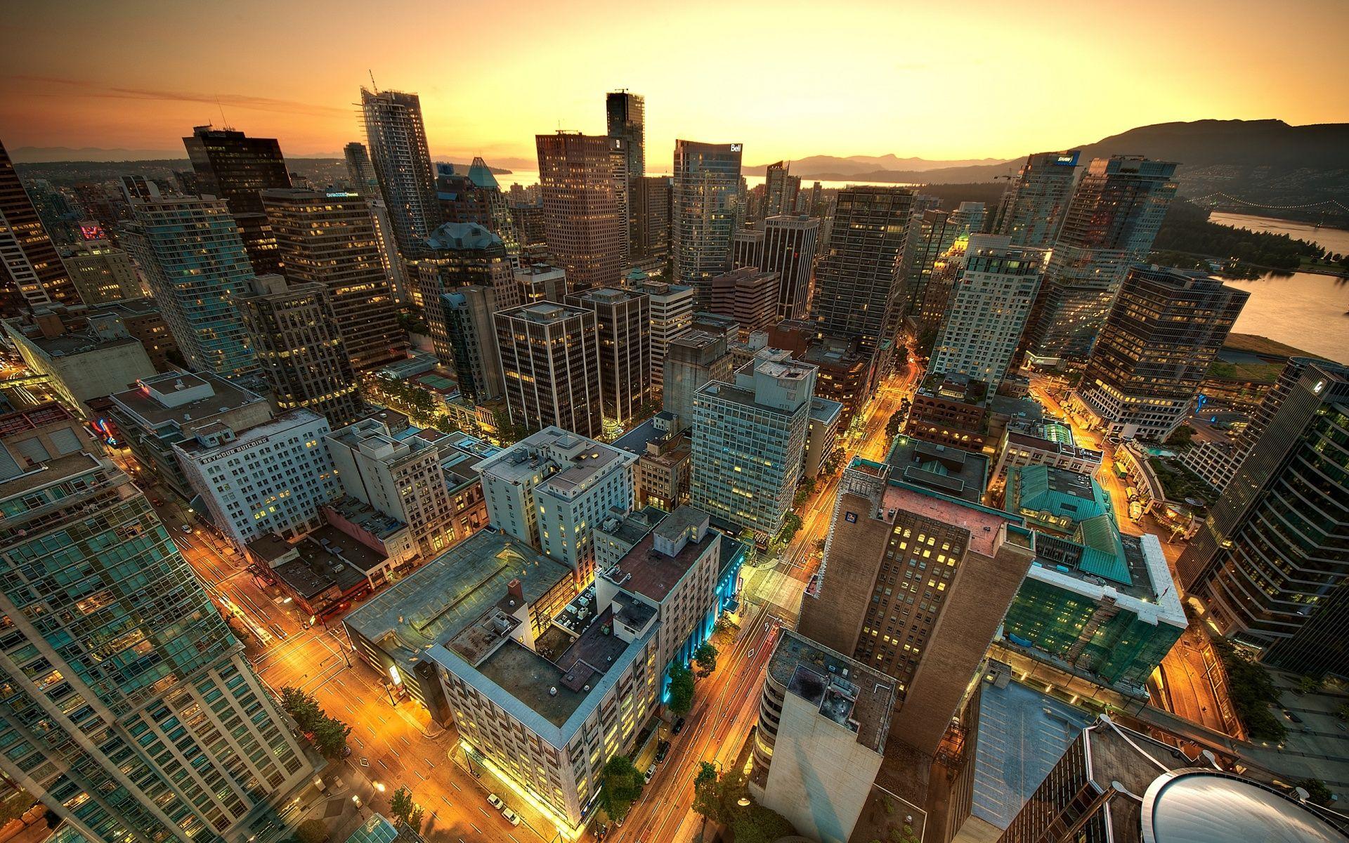 Vancouver Sunset Canada Wallpapers in format for free download