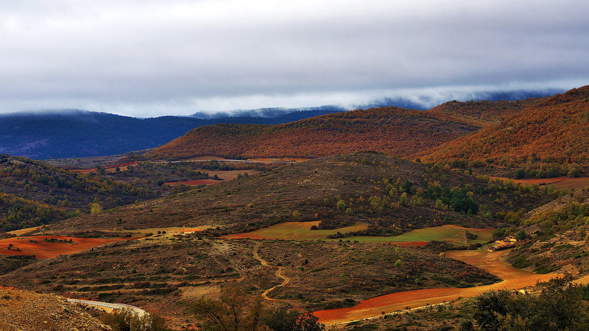 Wallpapers Spain Guadalajara Nature Fields Landscape