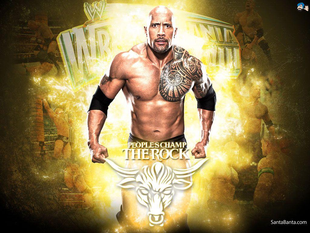 Wwe The Rock Desktop Wallpapers