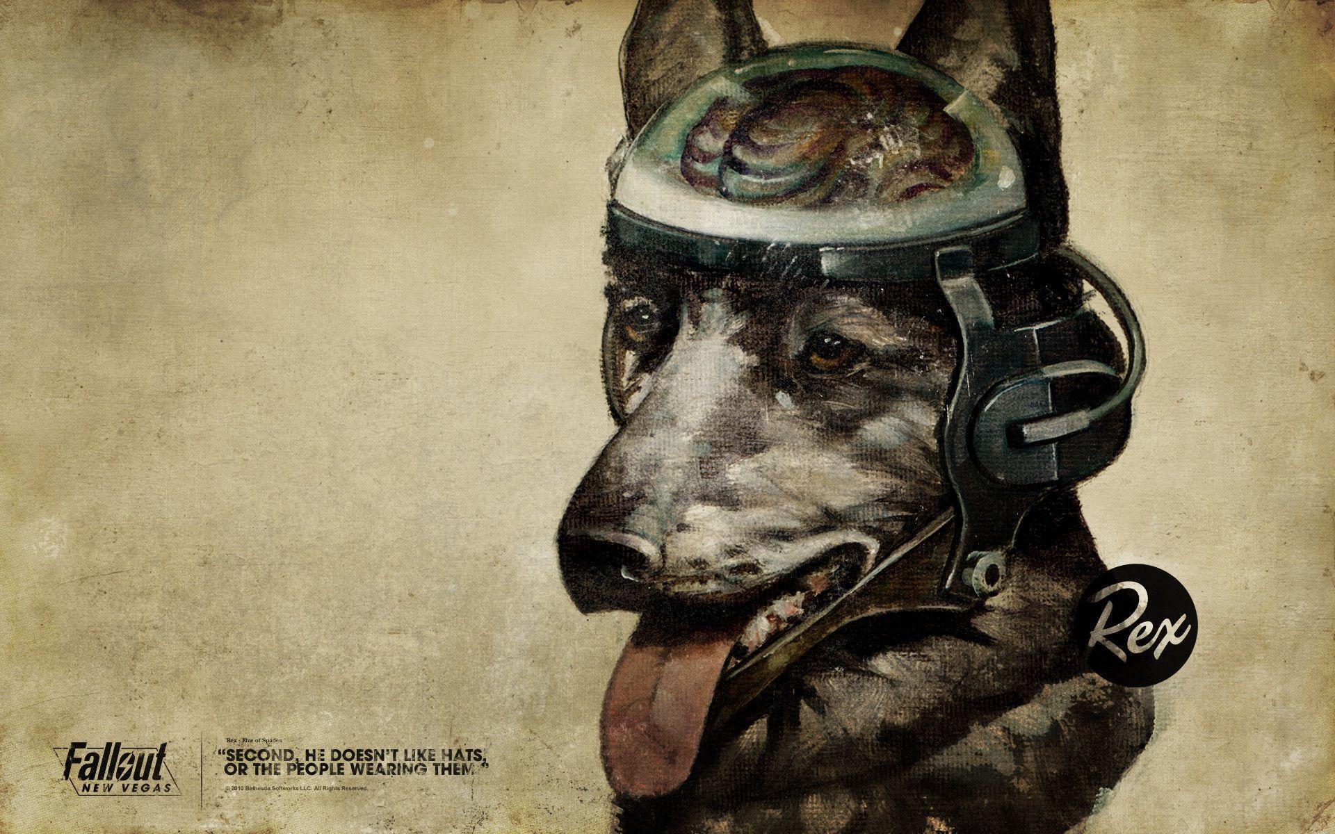 Rex The Dog Fallout Las Vegas Microsoft Game Wallpapers