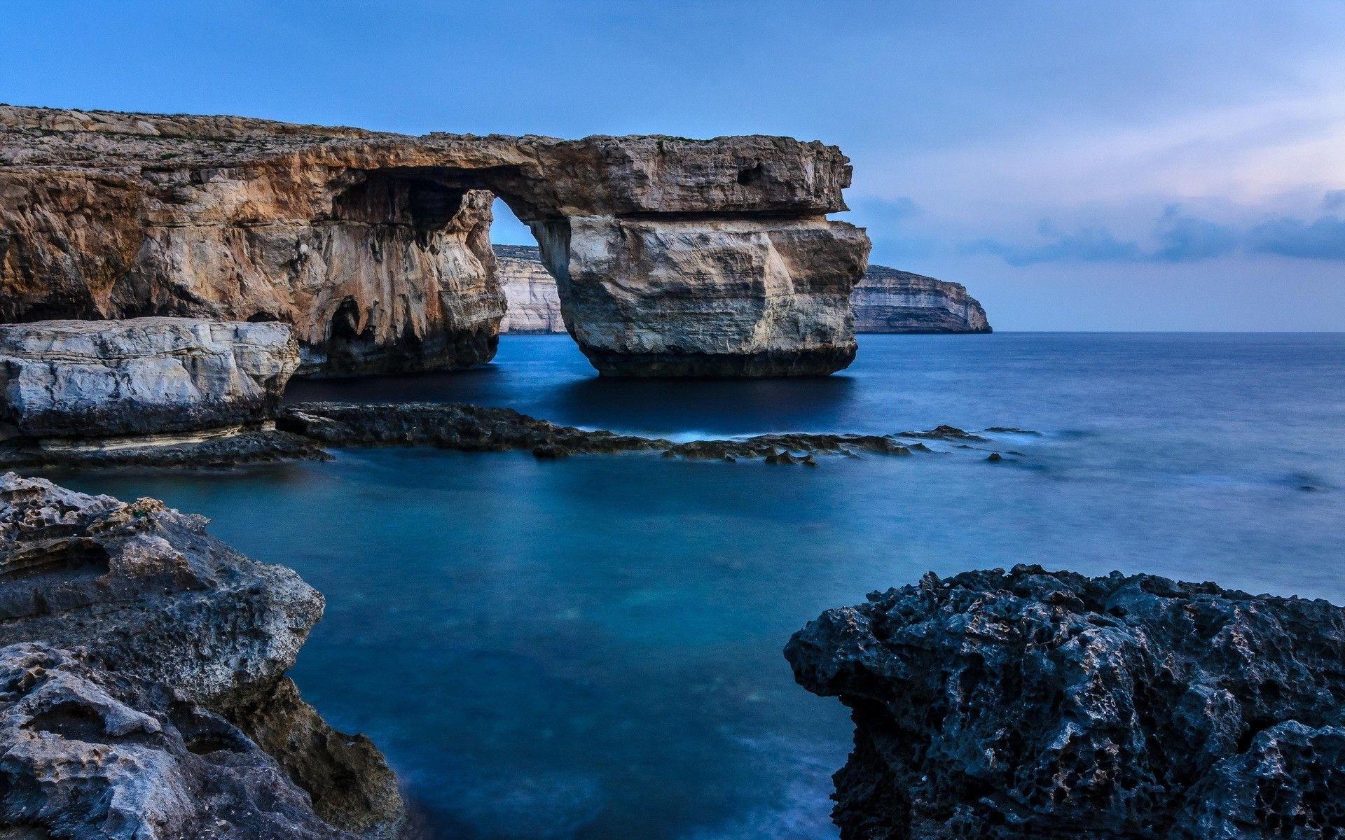 Malta Rock Sea Coast