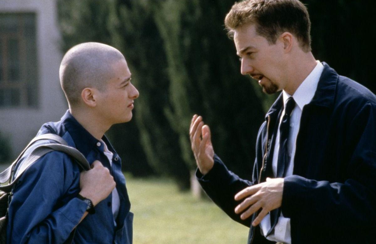 American History X image Edward Furlong as Danny and Edward