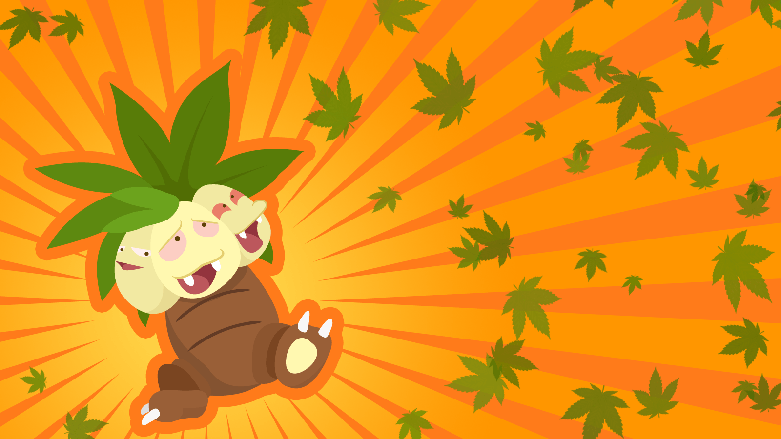 Hey I made you guys an Exeggutor Wallpaper! Hope you like~ : trees